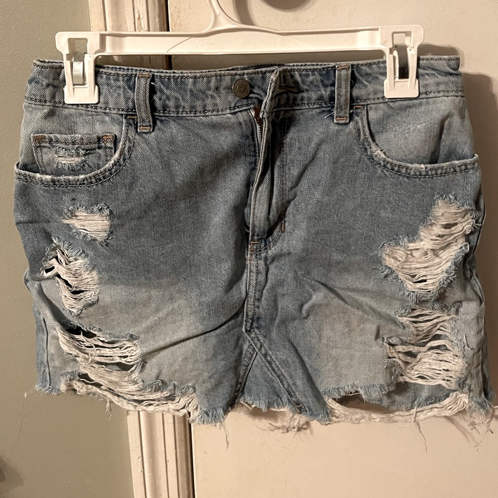 jean skirt